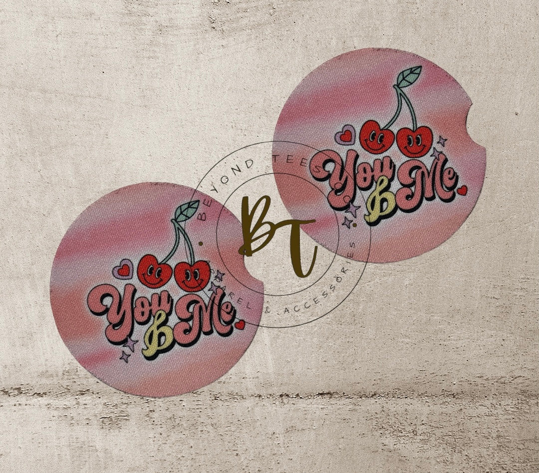 You & Me Car Coaster